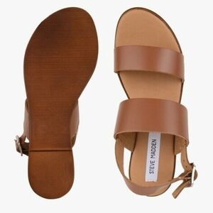Steve Madden Women's Brown Strap Sandals